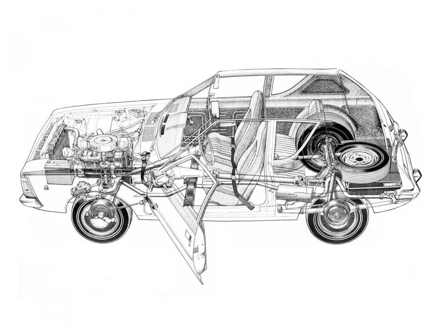 Схема AMC Gremlin 1970 года  (фото 16 из 21)
